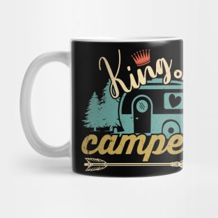 King of The Camper Funny Camping Gift Idea for Men Mug